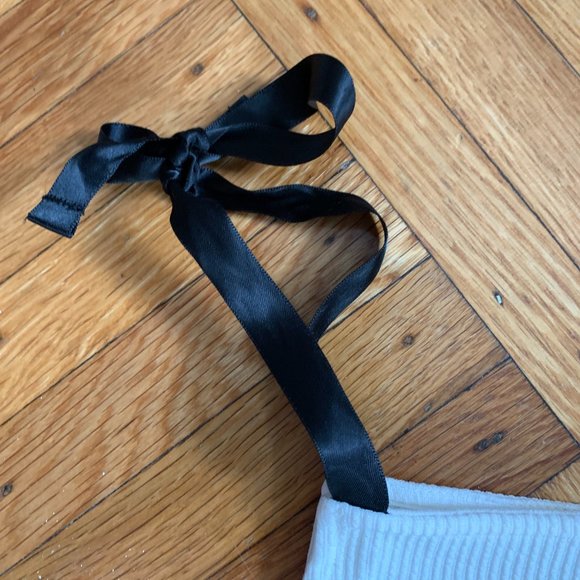 Zara Trafaluc Collection: Off-White Black Strappy Top - Picture 7 of 7